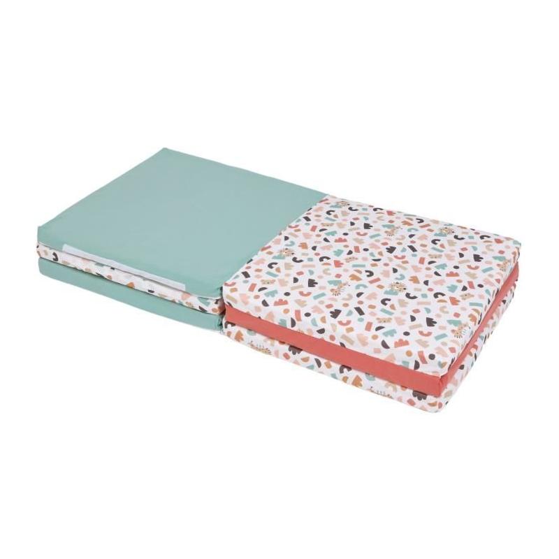 Maxi tapis d'éveil Malin TINEO 5-en-1 - Géométrique / Animaux rigolos