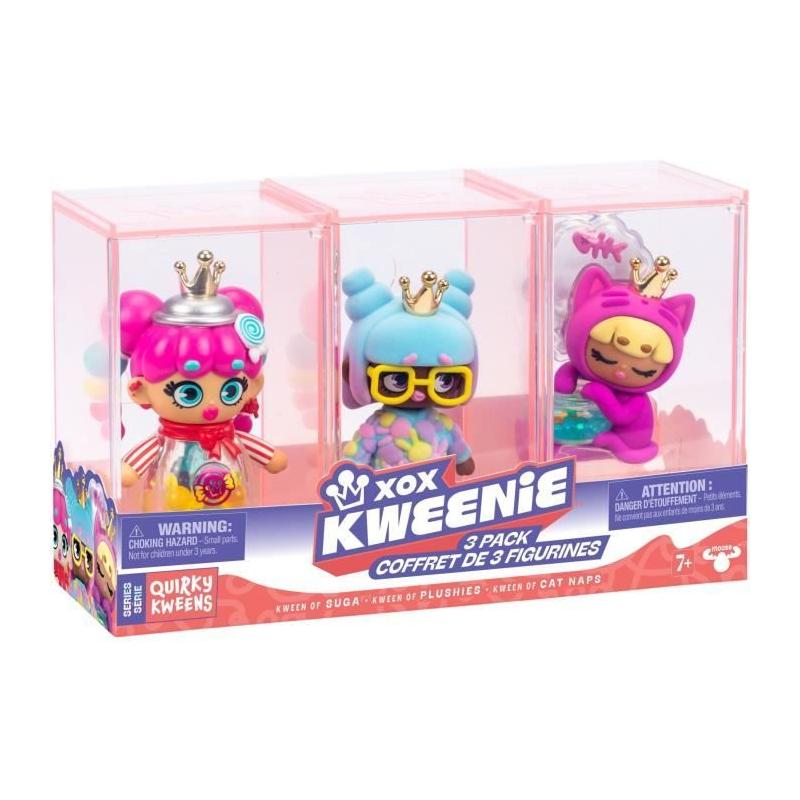 Pack de poupées XOX KWEENIE - Série Quirky - 3 poupées 13 cm