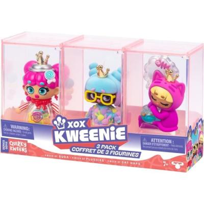 Pack de poupées XOX KWEENIE - Série Quirky - 3 poupées 13 cm
