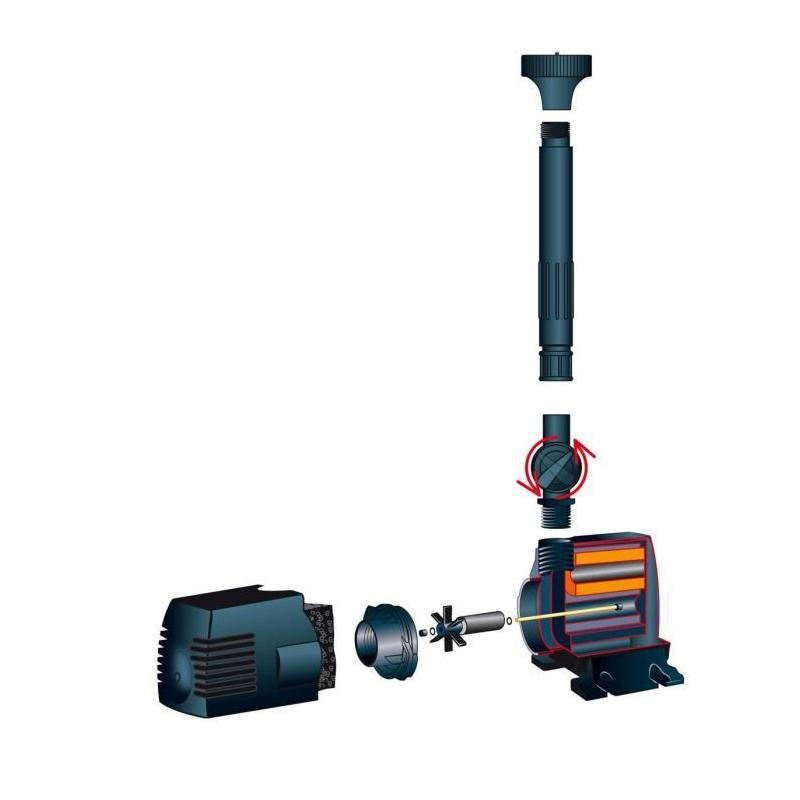 Pompe de bassin UBBINK Xtra 900 - Débit 900l/h - Puissance 18W