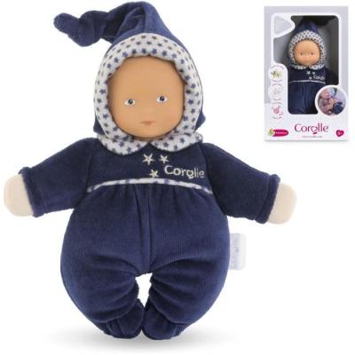 Mon Doudou Corolle Babidoux Marine Reves d'Etoiles - 20cm - Idéal dès la Naissance