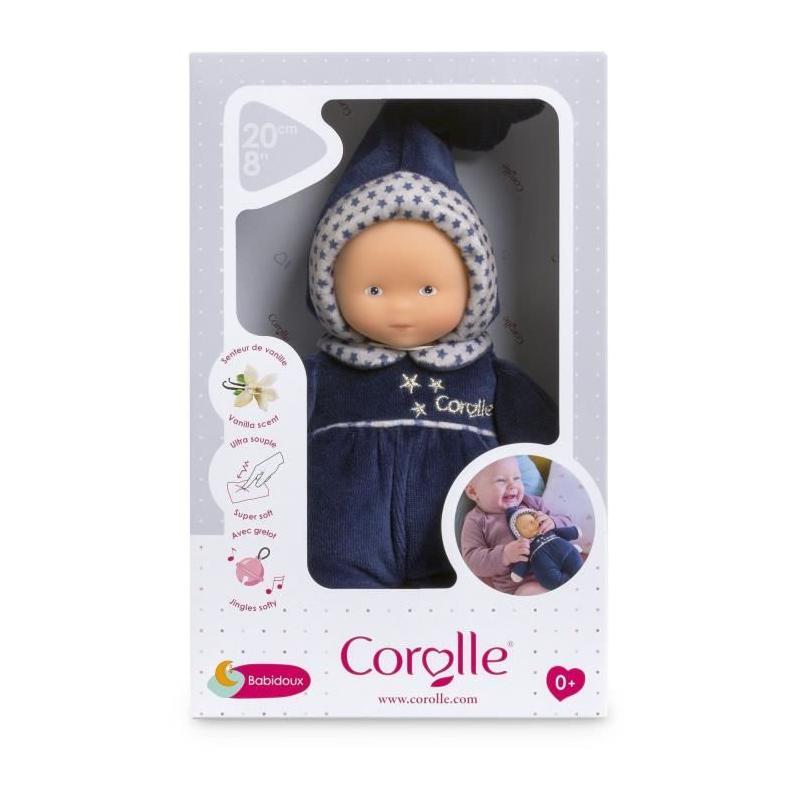 Mon Doudou Corolle Babidoux Marine Reves d'Etoiles - 20cm - Idéal dès la Naissance