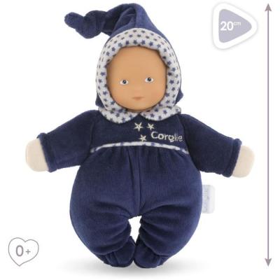 Mon Doudou Corolle Babidoux Marine Reves d'Etoiles - 20cm - Idéal dès la Naissance
