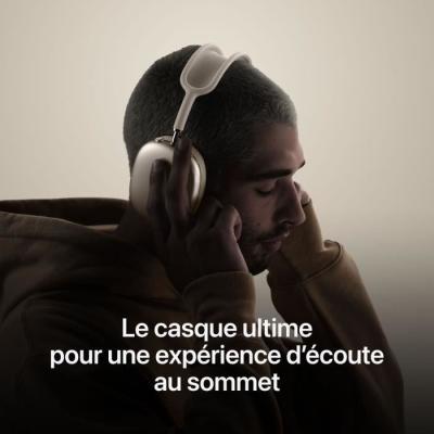 Casque APPLE AirPods Max - Midnight: Son exceptionnel et design haut de gamme