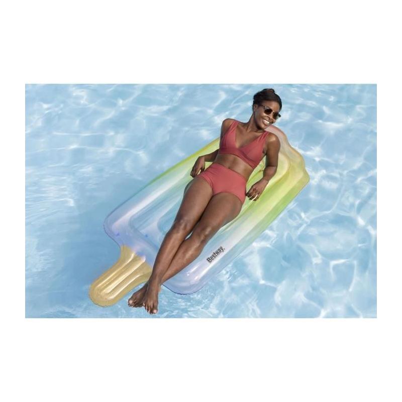 Matelas gonflable de piscine - BESTWAY - Compact et confortable