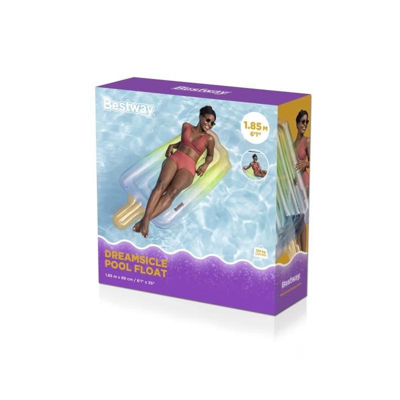 Matelas gonflable de piscine - BESTWAY - Compact et confortable