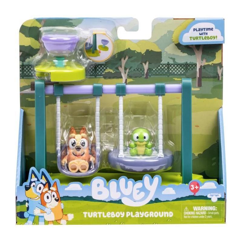 Aire de jeu BLUEY - Bingo et Bébé Tortue - Mini parc amusant