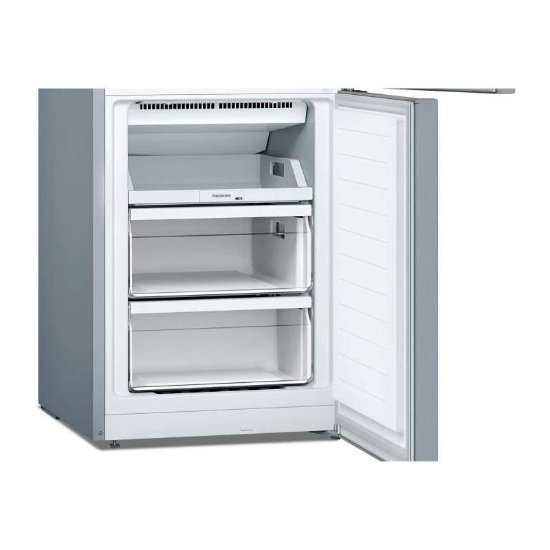 Réfrigérateur combiné BOSCH - KGN33NLEB - Classe E - 282 L - Inox