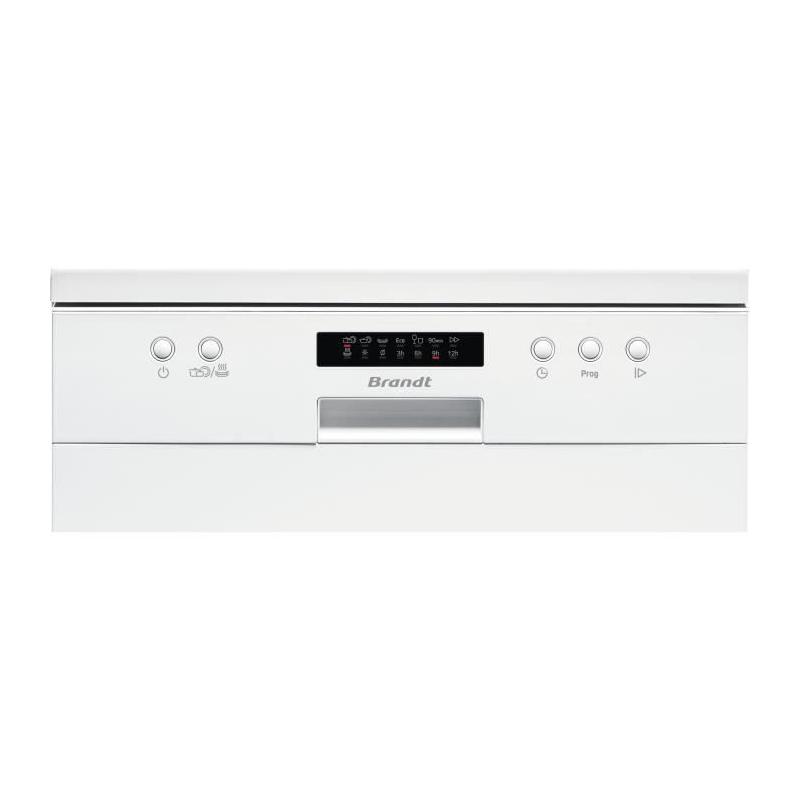 Lave-vaisselle pose libre BRANDT LVC337W - 13 couverts - Blanc
