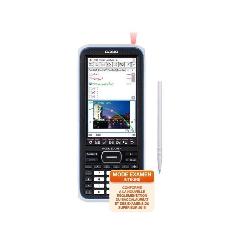 Calculatrice graphique CASIO FX CP 400+E grise - Mode examen