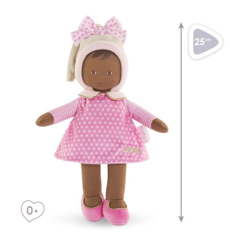 Doudou COROLLE Miss Rose - Poupon 25 cm - À partir de la naissance