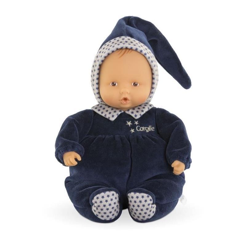 Poupon Doudou Corolle Babipouce Marine - Etoiles - 28 cm