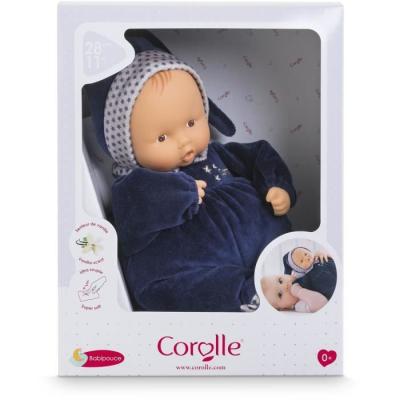 Poupon Doudou Corolle Babipouce Marine - Etoiles - 28 cm