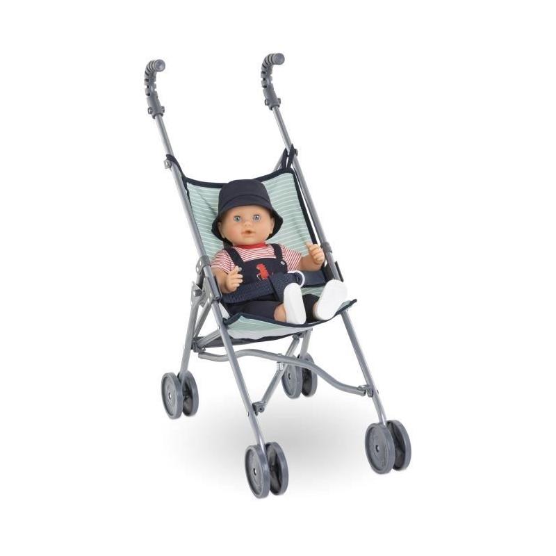 Poussette canne sauge pour poupons COROLLE - Légère et pliable