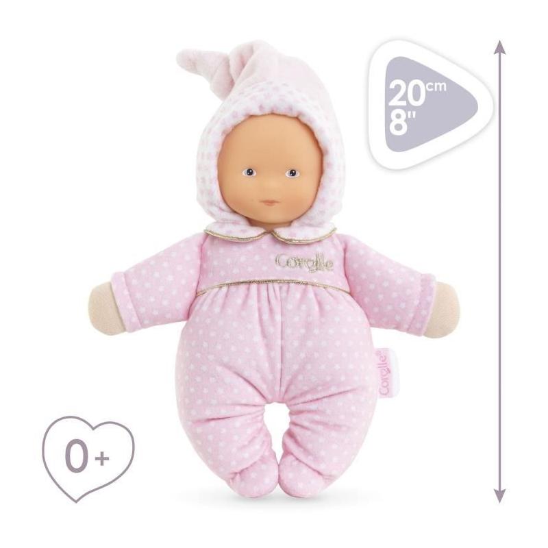 Doudou Corolle Babidoux Réves d'Étoiles 20cm - Idéal dès la naissance