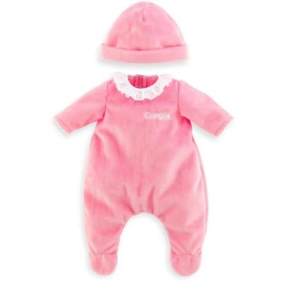 Pyjama Rose et Bonnet pour Poupon 30cm - COROLLE - 18 mois+