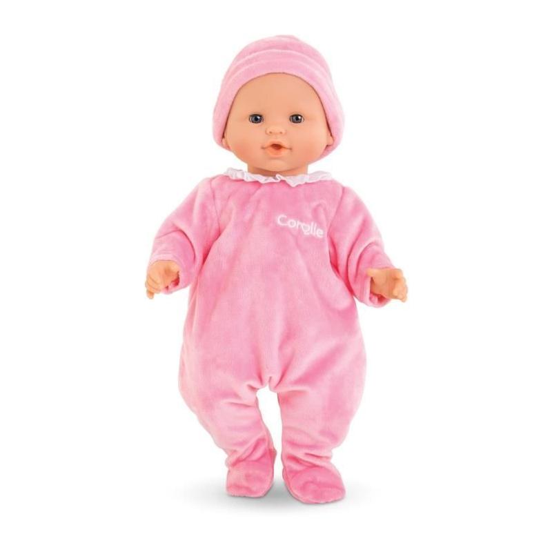Pyjama Rose et Bonnet pour Poupon 36cm - COROLLE