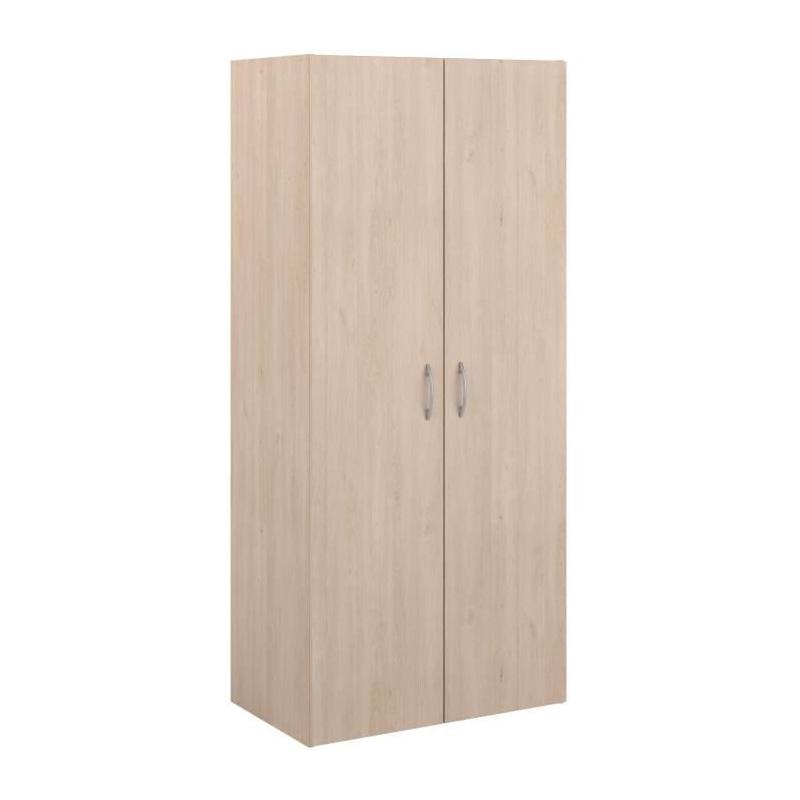 Armoire chambre EASY LIFE Chene 2 portes PARISOT