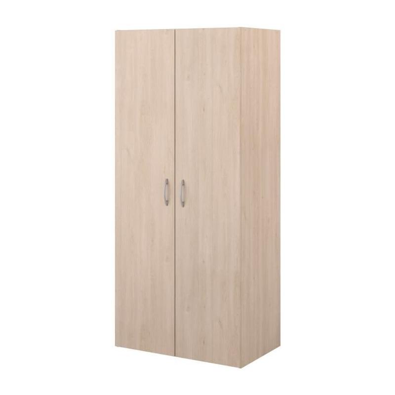 Armoire chambre EASY LIFE Chene 2 portes PARISOT