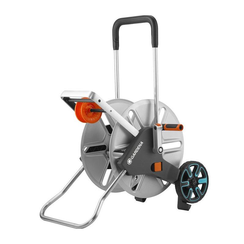Dévidoir métal sur roues CleverRoll L Easy GARDENA - Pour grand jardin