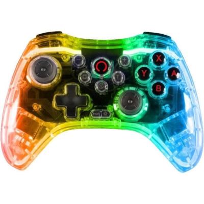 Manette sans fil Crystal pour Nintendo Switch, Switch OLED, PC et PS4
