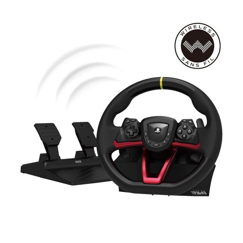 Volant de course sans fil Hori APEX avec pédales - Noir
