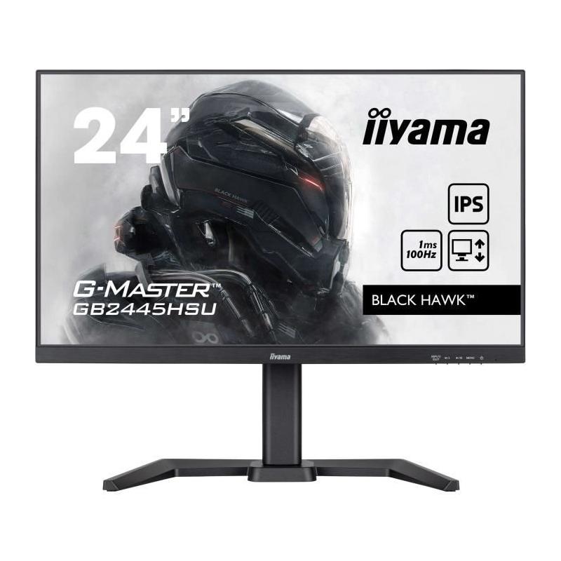 Écran IIYAMA GB2445HSU-B2 - FHD 23,8" IPS 100Hz - Noir