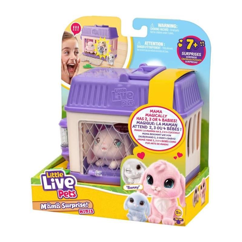 Set de jeu - LITTLE LIVE PETS - Mama Surprise Lapins - Adorables bébés et accessoires