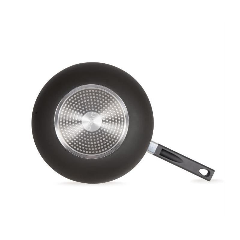Wok Premier Chef 32 cm - Antiadhésif sans PFOA ni PFOS - Manche silicone