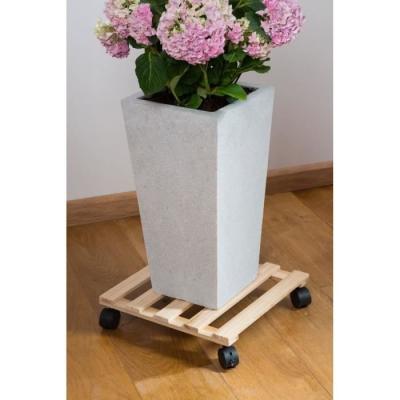 Porte-Plante à Roulettes Sapin - Déplacez vos Plantes Facilement