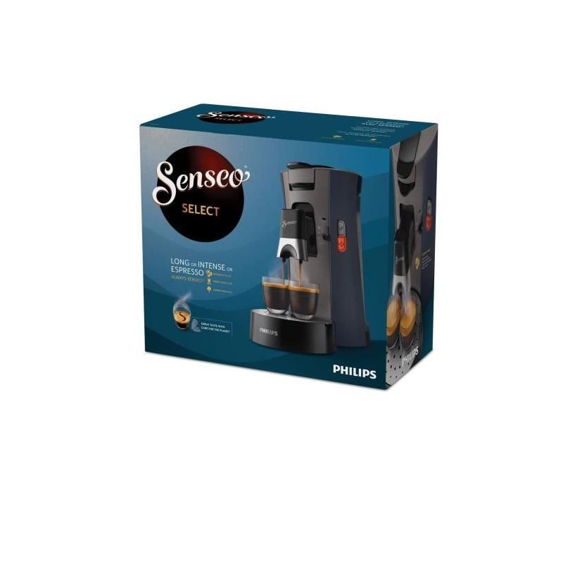 Machine à café Philips Senseo Select CSA240/71 - Bleu, compact et performant