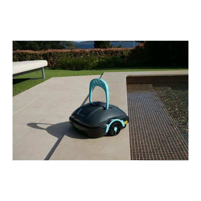 Robot piscine autonome - Robopool Platy gris - Facile à ranger