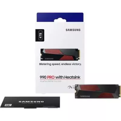 SSD Samsung 990 PRO 4 To avec dissipateur - Performances ultimes