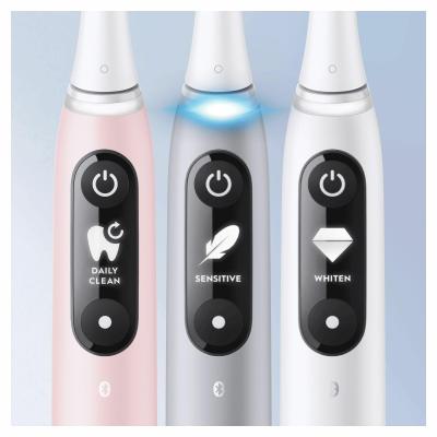Oral-B iO 6S Adulte Brosse à dents vibrante Gris, Blanc