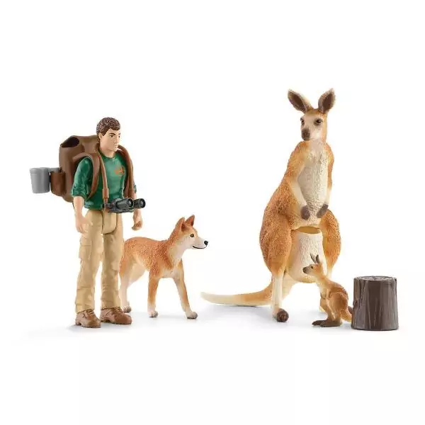 Coffret Aventures en Océanie, figurines animaux sauvages, Schleich 42550 Wild Life, Pour enfant des 3 ans