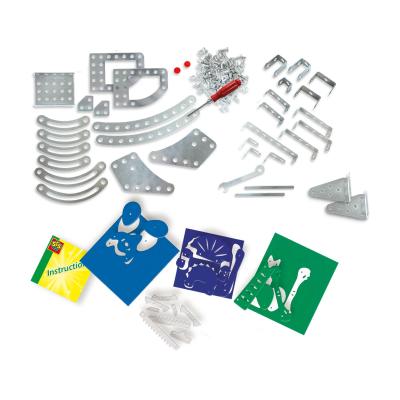 SES Creative Kit de construction de dinosaures en métal - Tricératops et spinosaure