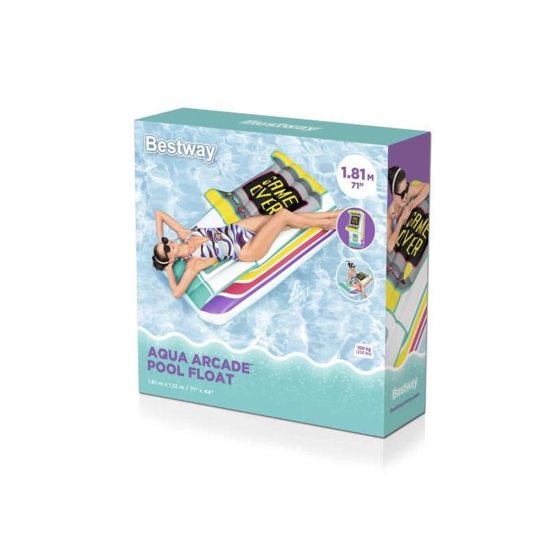 Découvrez le matelas gonflable de piscine BESTWAY Aqua Arcade! Confortable et amusant pour vos journées ensoleillées. Profitez-e