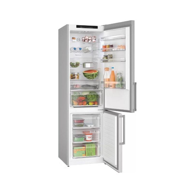 Bosch Serie 4 KGN39VLCT réfrigérateur-congélateur Pose libre 363 L C Acier inoxydable