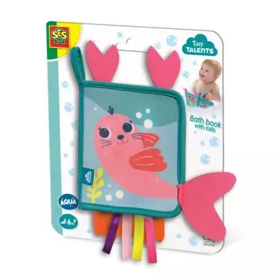 SES Creative Tiny Talents Livre pour le bain avec queues