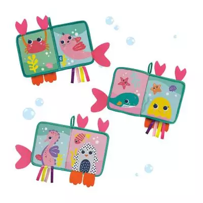 SES Creative Tiny Talents Livre pour le bain avec queues