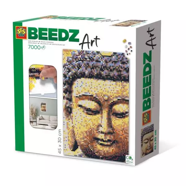 Kit Perles a Repasser Bouddha 7000 - SES CREATIVE - Enfant - Multicolore