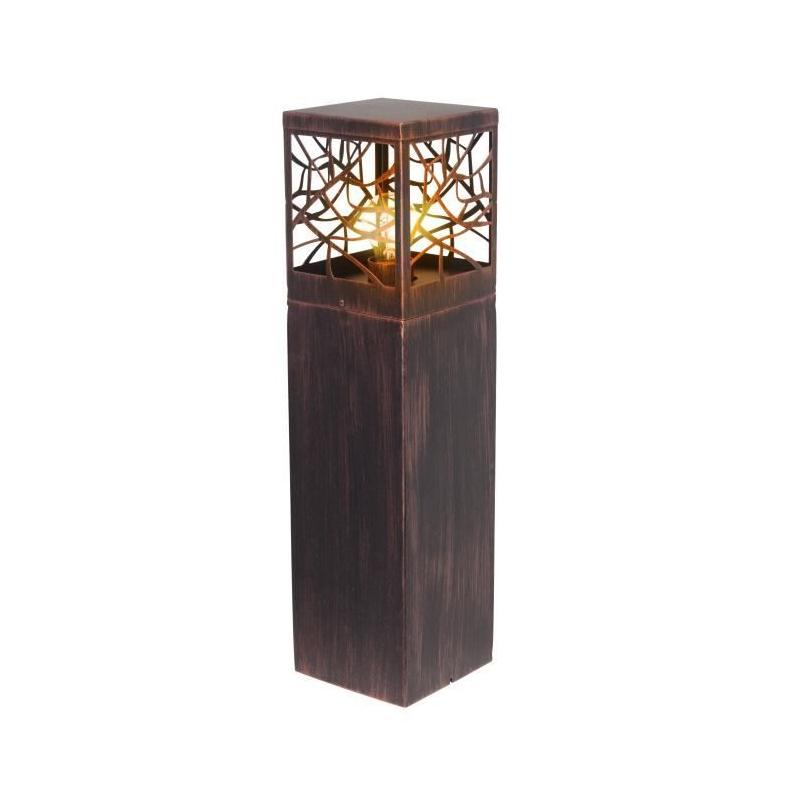 Borne extérieure WHITNEY BRILLIANT rouille - métal/plastique E27 1x52W