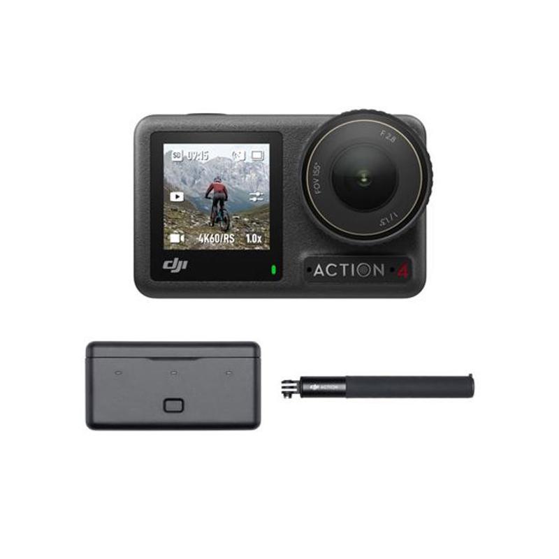 Caméra sport DJI Osmo Action 4 Adventure Combo - 4K/120 ips - FOV 155°