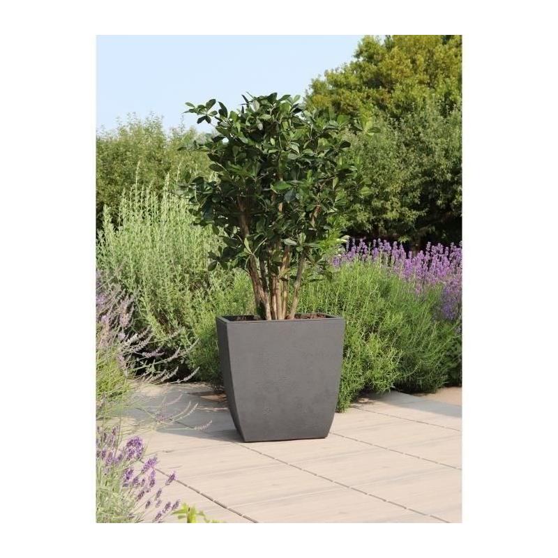 Bac a fleurs DIVA BASALT Gris anthracite 42 L - EDA