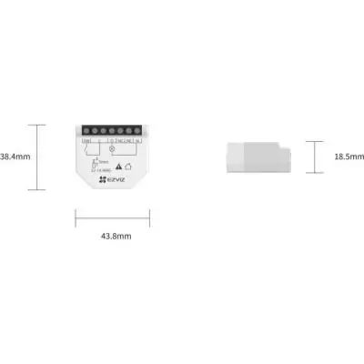 Relais Wi-Fi EZVIZ T35W - Contrôle intelligent - Google Assistant & Amazon Alexa