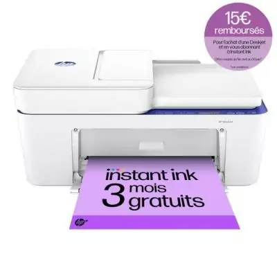 Imprimante tout-en-un HP Deskjet 4230e - Couleur Jet d'encre - 3 mois d'Instant Ink inclus