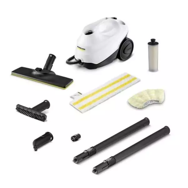 KARCHER SC 3 Easy Fix - Nettoyeur vapeur - 1900 W - 3,5 bars - autonomie illimitée - Elimine jusqu'a 99.99 % des virus bactéri