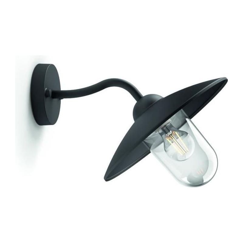 Applique d'extérieur Philips - Hammock Noir - Design moderne IP44