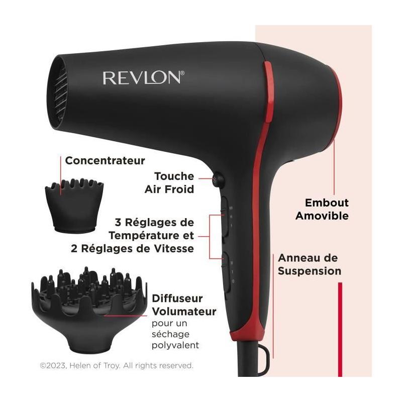 Sèche-cheveux Revlon SmoothStay Coconut RVDR5317E - Performances exceptionnelles