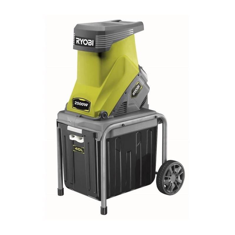 Déchiqueteuse de végétaux 2500 W - Capacité broyage 45 mm - Ratio 10:1